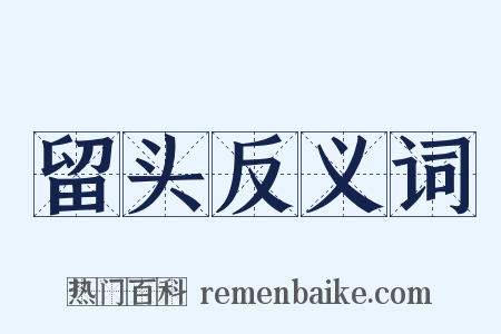 留头反义词是什么意思的图片